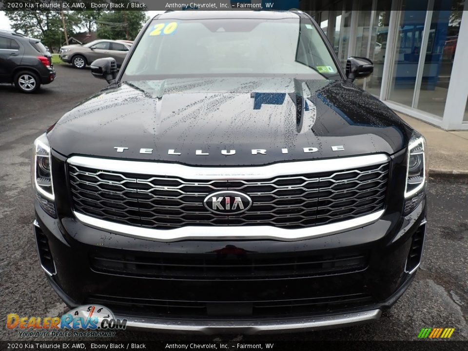 2020 Kia Telluride EX AWD Ebony Black / Black Photo #8