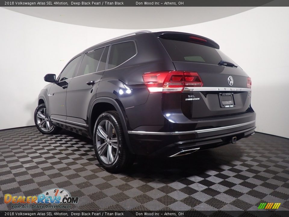 2018 Volkswagen Atlas SEL 4Motion Deep Black Pearl / Titan Black Photo #12