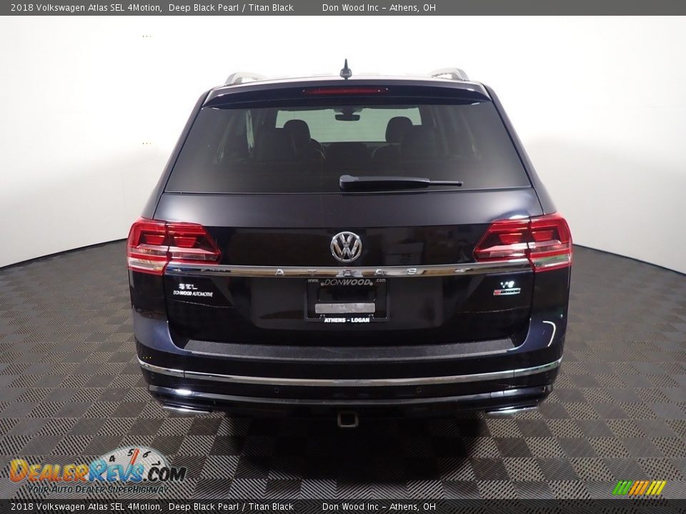 2018 Volkswagen Atlas SEL 4Motion Deep Black Pearl / Titan Black Photo #14