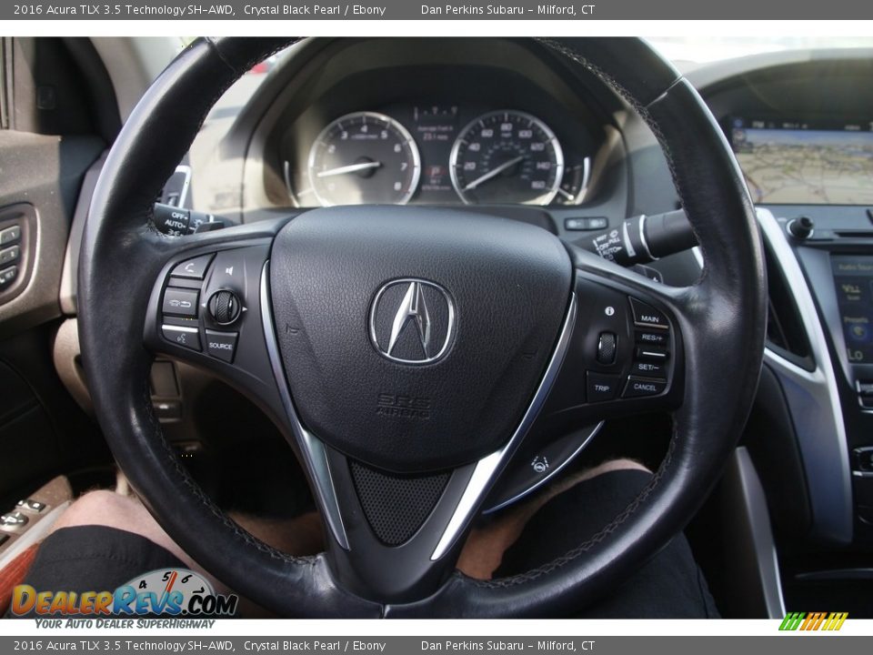 2016 Acura TLX 3.5 Technology SH-AWD Crystal Black Pearl / Ebony Photo #19