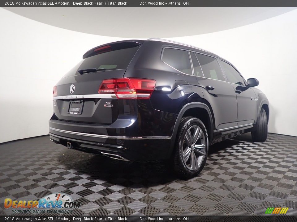 2018 Volkswagen Atlas SEL 4Motion Deep Black Pearl / Titan Black Photo #18
