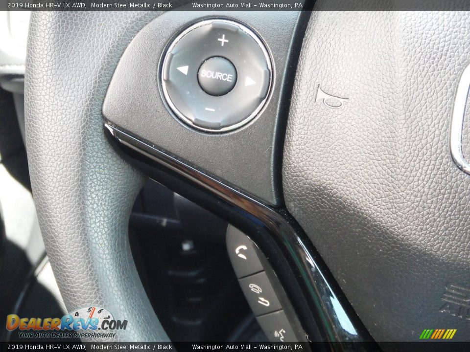 2019 Honda HR-V LX AWD Modern Steel Metallic / Black Photo #21