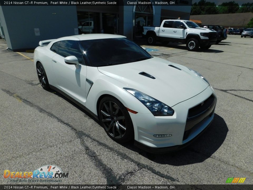 Pearl White 2014 Nissan GT-R Premium Photo #2
