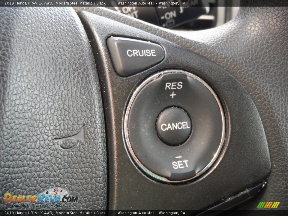 2019 Honda HR-V LX AWD Modern Steel Metallic / Black Photo #22