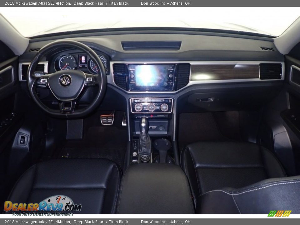 Titan Black Interior - 2018 Volkswagen Atlas SEL 4Motion Photo #26
