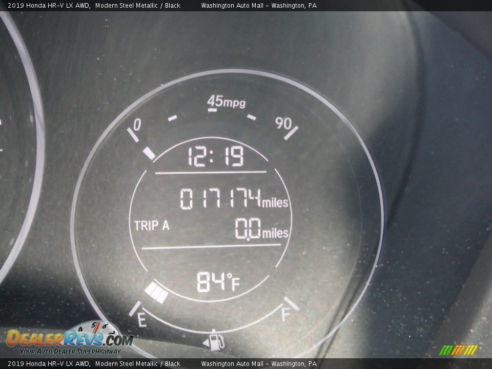 2019 Honda HR-V LX AWD Modern Steel Metallic / Black Photo #26