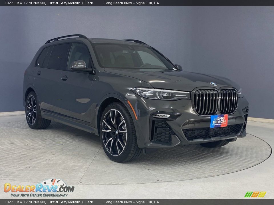 2022 BMW X7 xDrive40i Dravit Gray Metallic / Black Photo #27