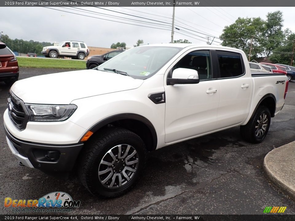 2019 Ford Ranger Lariat SuperCrew 4x4 Oxford White / Ebony Photo #8