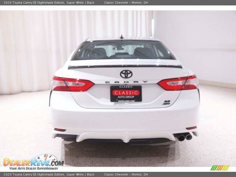 2020 Toyota Camry SE Nightshade Edition Super White / Black Photo #16