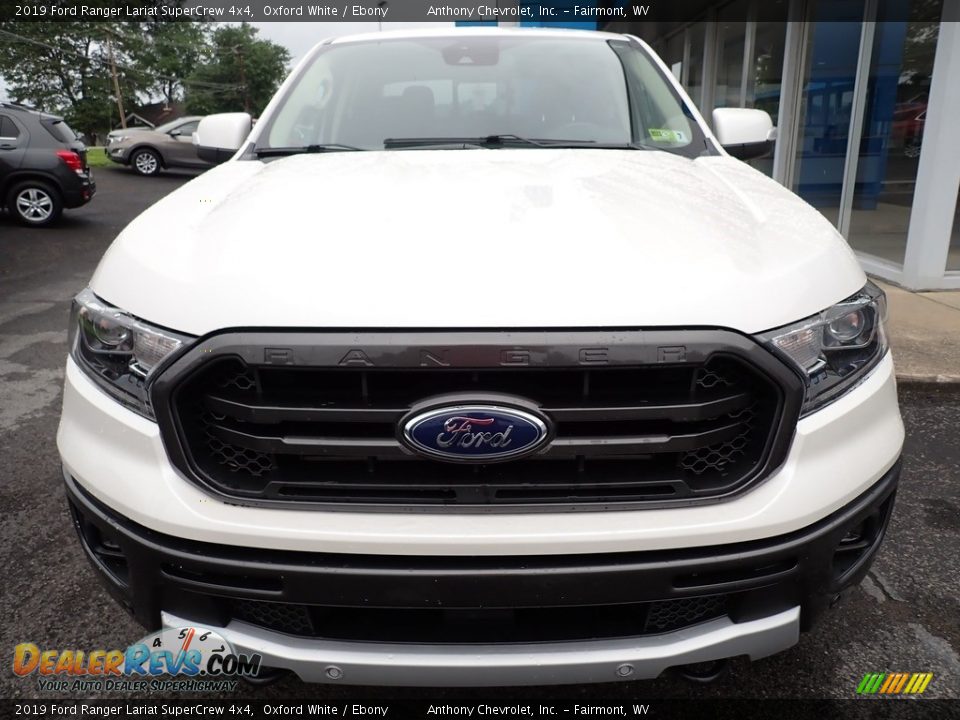 2019 Ford Ranger Lariat SuperCrew 4x4 Oxford White / Ebony Photo #9