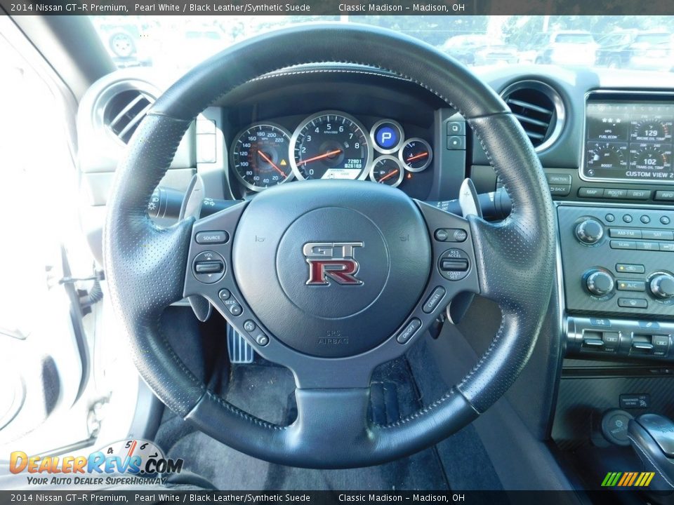 2014 Nissan GT-R Premium Steering Wheel Photo #14