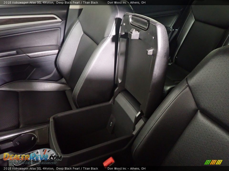 2018 Volkswagen Atlas SEL 4Motion Deep Black Pearl / Titan Black Photo #35