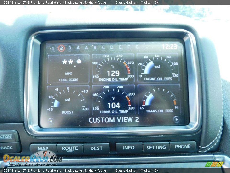 Controls of 2014 Nissan GT-R Premium Photo #16