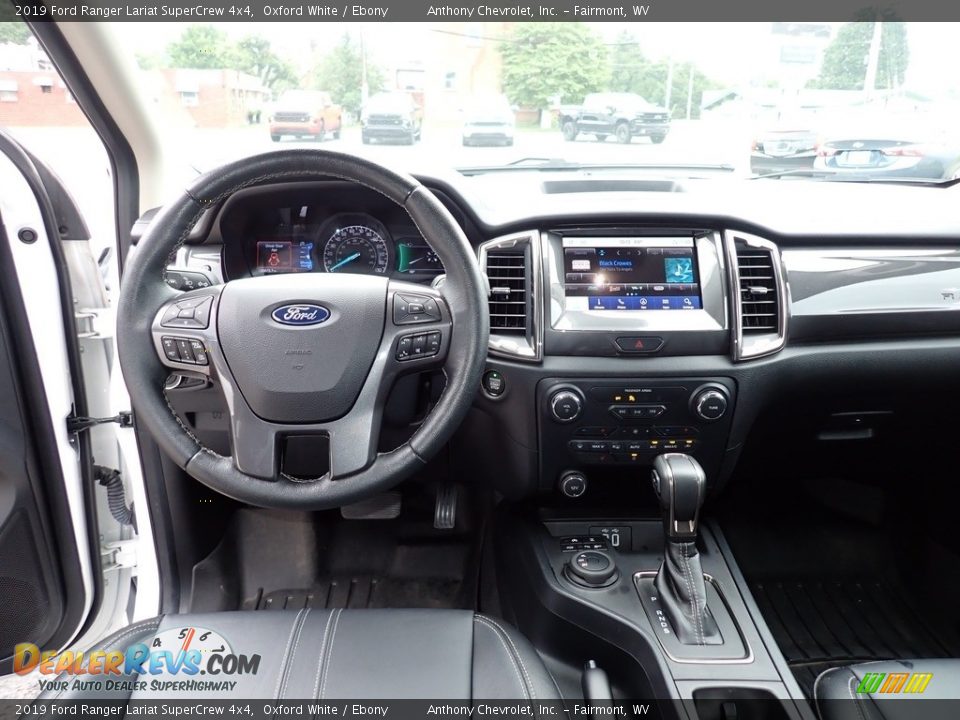 2019 Ford Ranger Lariat SuperCrew 4x4 Oxford White / Ebony Photo #13
