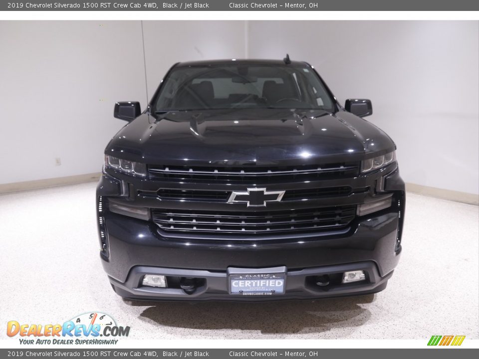 2019 Chevrolet Silverado 1500 RST Crew Cab 4WD Black / Jet Black Photo #2