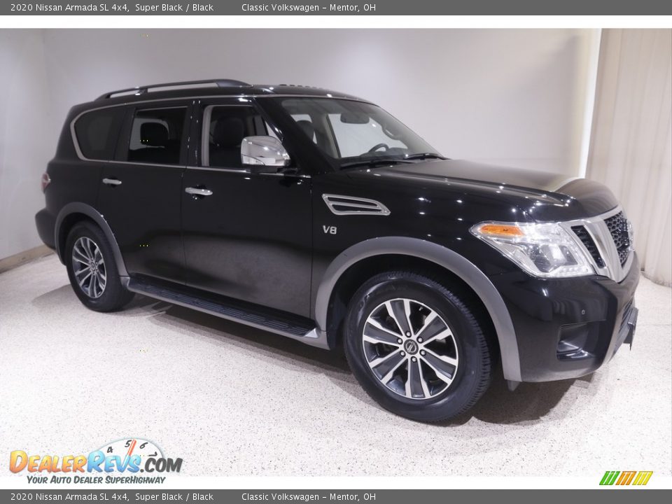 2020 Nissan Armada SL 4x4 Super Black / Black Photo #1