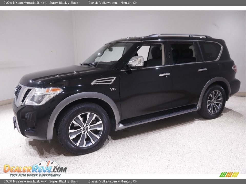 2020 Nissan Armada SL 4x4 Super Black / Black Photo #3