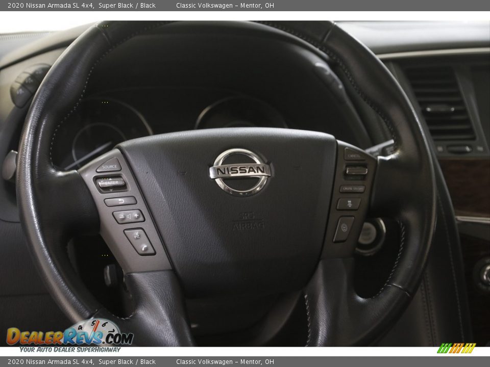 2020 Nissan Armada SL 4x4 Super Black / Black Photo #7