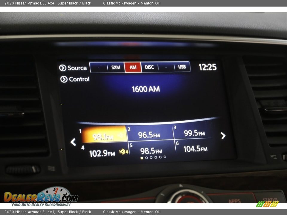 2020 Nissan Armada SL 4x4 Super Black / Black Photo #11