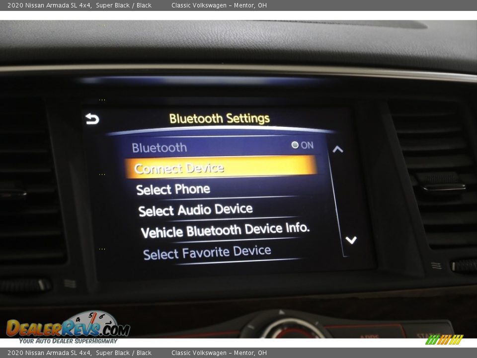 2020 Nissan Armada SL 4x4 Super Black / Black Photo #12