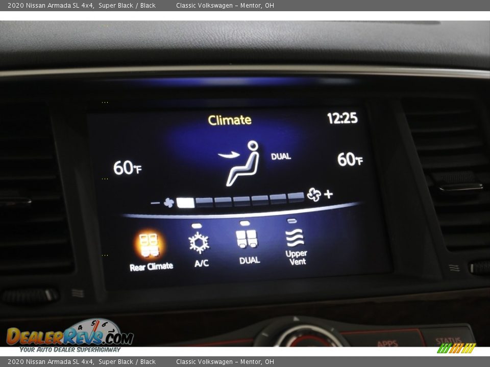 2020 Nissan Armada SL 4x4 Super Black / Black Photo #13