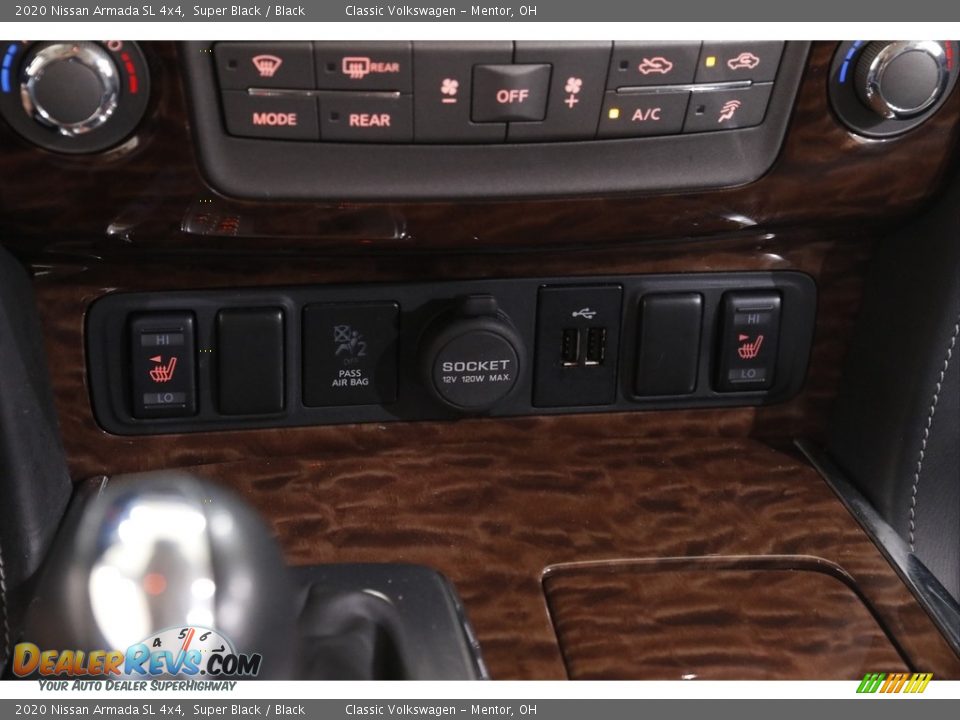2020 Nissan Armada SL 4x4 Super Black / Black Photo #15
