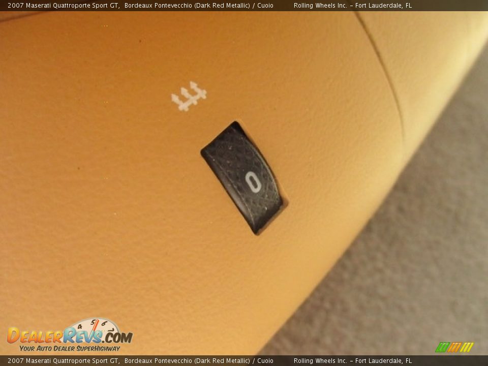 2007 Maserati Quattroporte Sport GT Bordeaux Pontevecchio (Dark Red Metallic) / Cuoio Photo #21