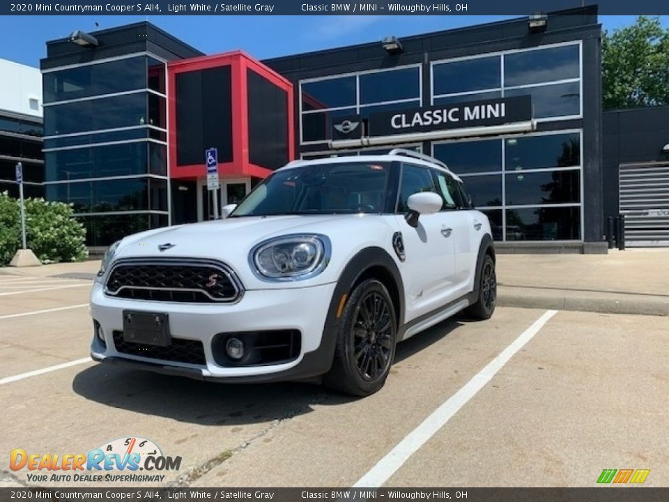2020 Mini Countryman Cooper S All4 Light White / Satellite Gray Photo #1