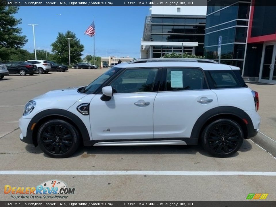 2020 Mini Countryman Cooper S All4 Light White / Satellite Gray Photo #2