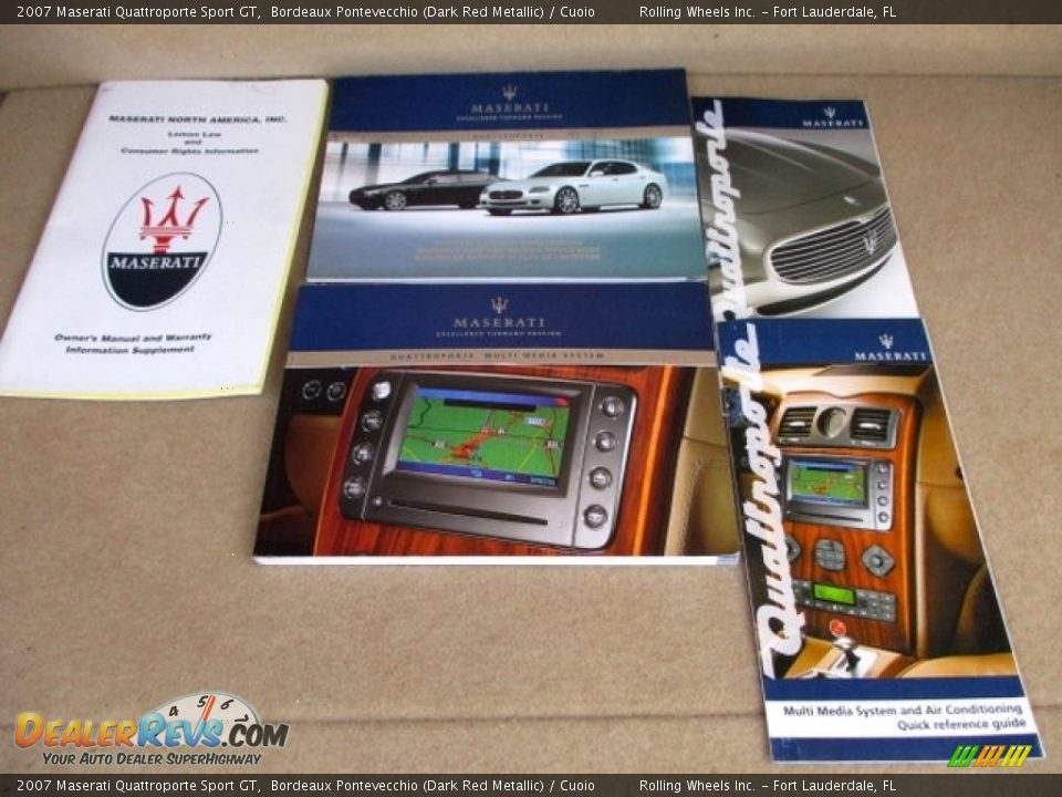 Books/Manuals of 2007 Maserati Quattroporte Sport GT Photo #24