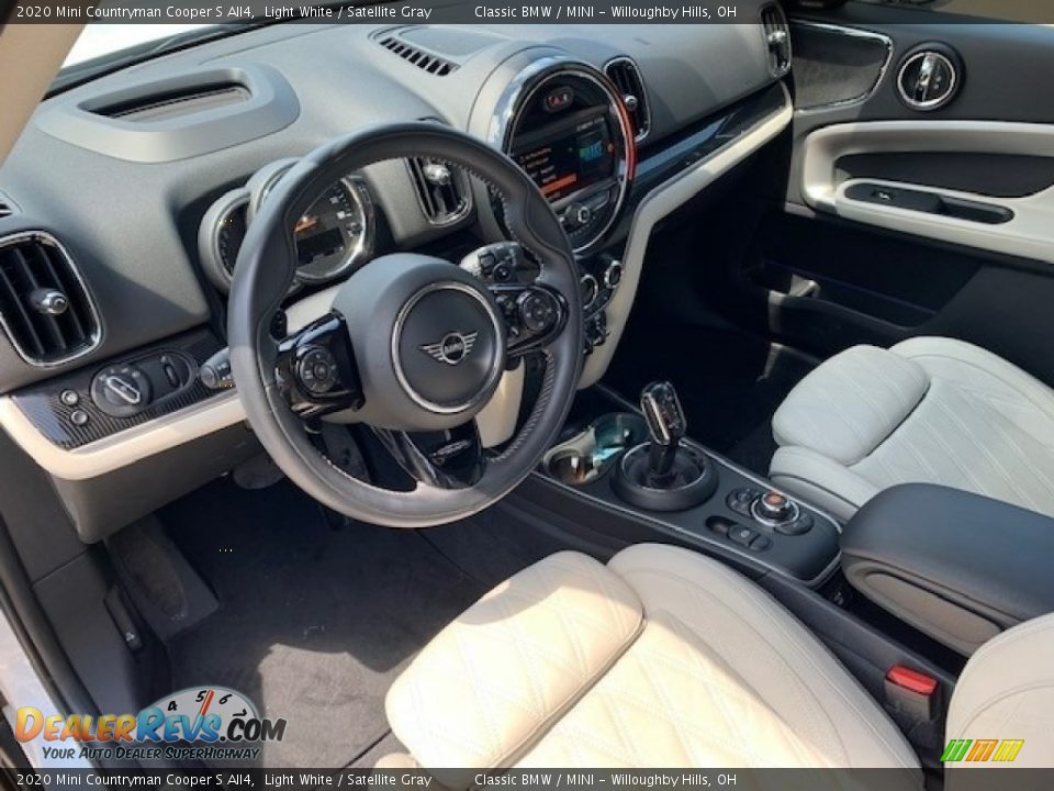 2020 Mini Countryman Cooper S All4 Light White / Satellite Gray Photo #3