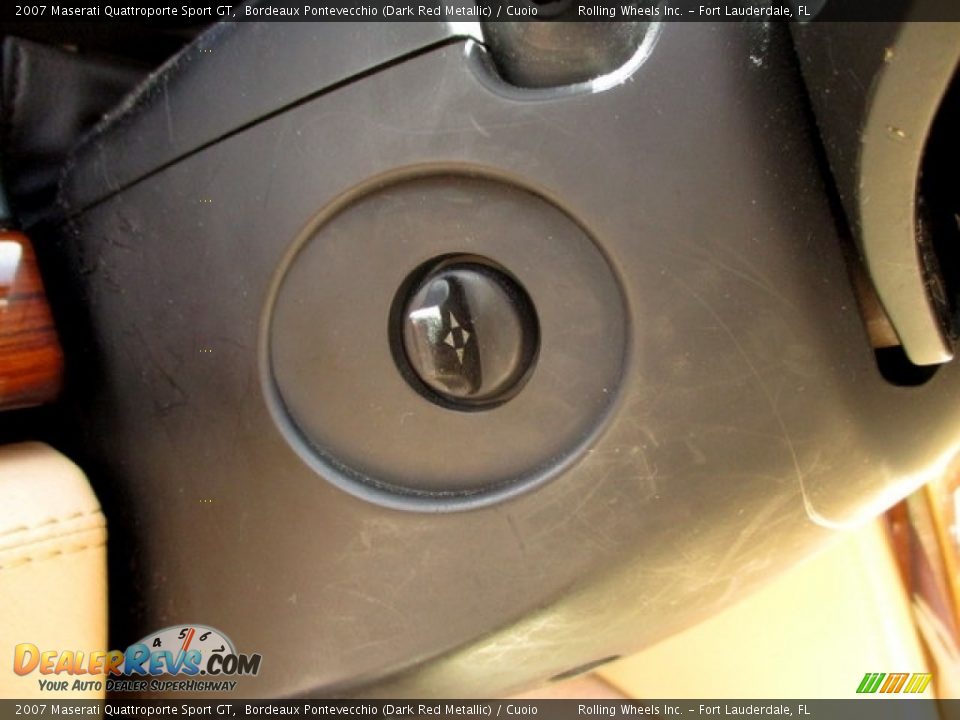 2007 Maserati Quattroporte Sport GT Bordeaux Pontevecchio (Dark Red Metallic) / Cuoio Photo #28
