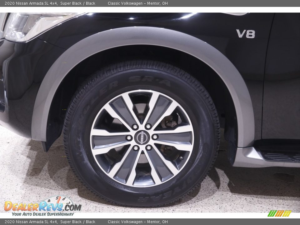 2020 Nissan Armada SL 4x4 Super Black / Black Photo #24
