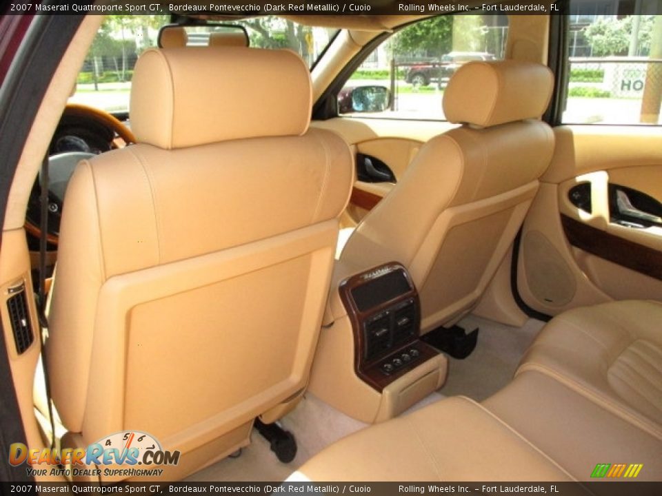 2007 Maserati Quattroporte Sport GT Bordeaux Pontevecchio (Dark Red Metallic) / Cuoio Photo #29