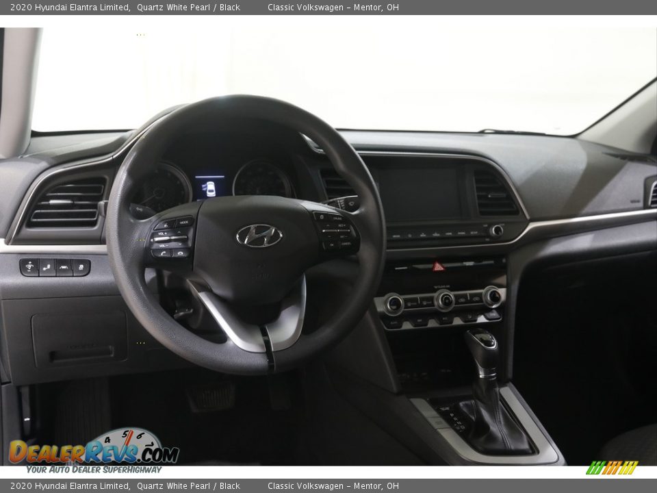 2020 Hyundai Elantra Limited Quartz White Pearl / Black Photo #6