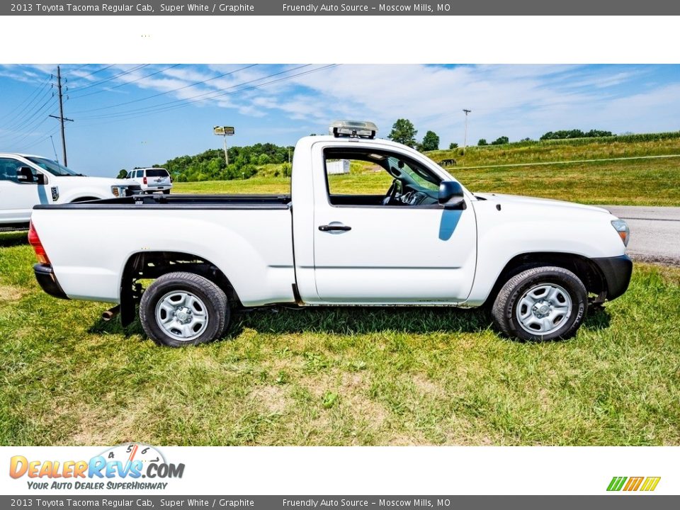 2013 Toyota Tacoma Regular Cab Super White / Graphite Photo #3