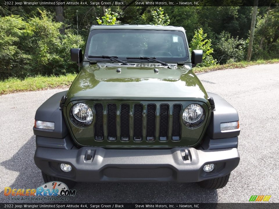 2022 Jeep Wrangler Unlimited Sport Altitude 4x4 Sarge Green / Black Photo #3