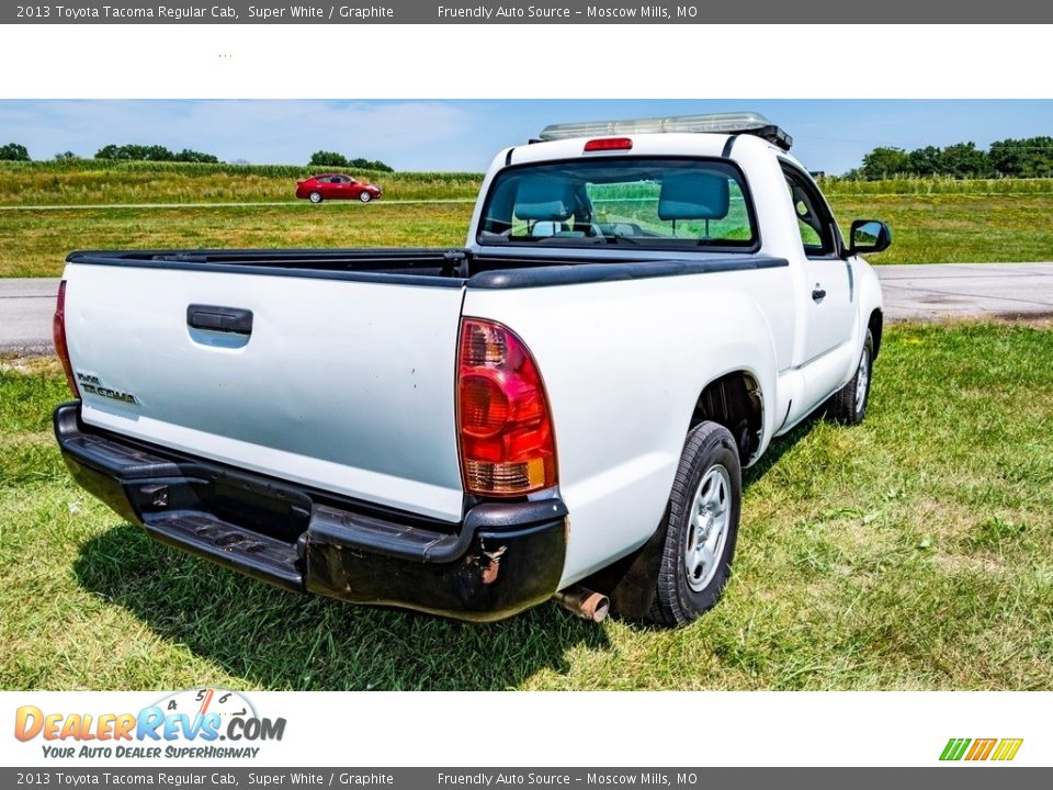 2013 Toyota Tacoma Regular Cab Super White / Graphite Photo #4