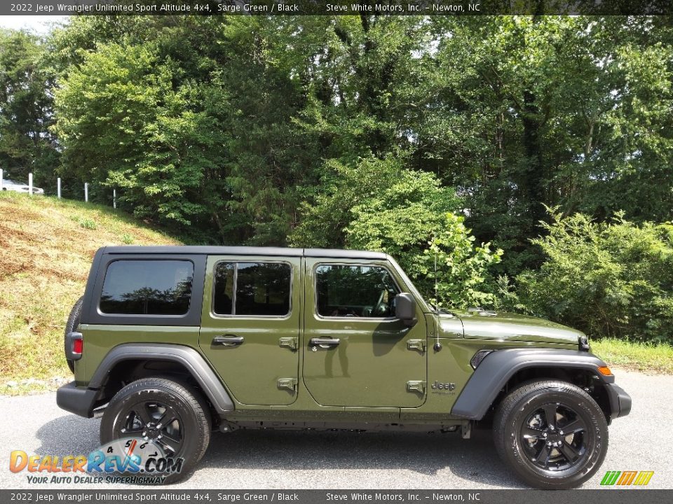 2022 Jeep Wrangler Unlimited Sport Altitude 4x4 Sarge Green / Black Photo #5