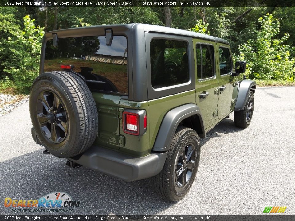 2022 Jeep Wrangler Unlimited Sport Altitude 4x4 Sarge Green / Black Photo #6