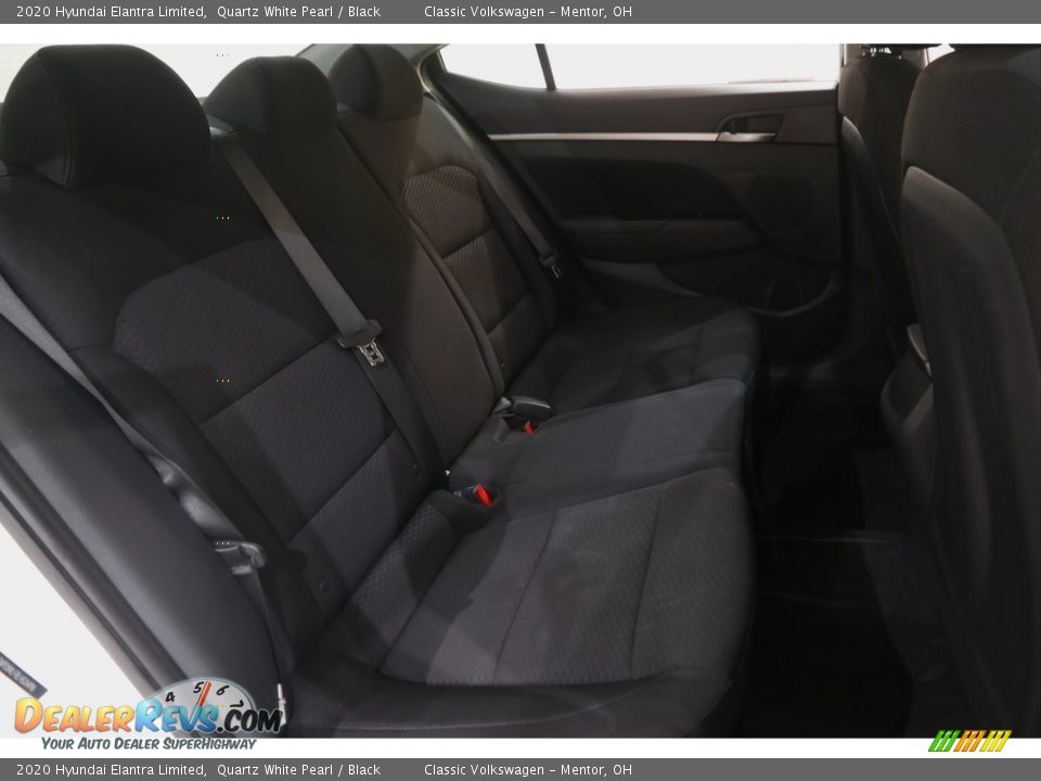 2020 Hyundai Elantra Limited Quartz White Pearl / Black Photo #15