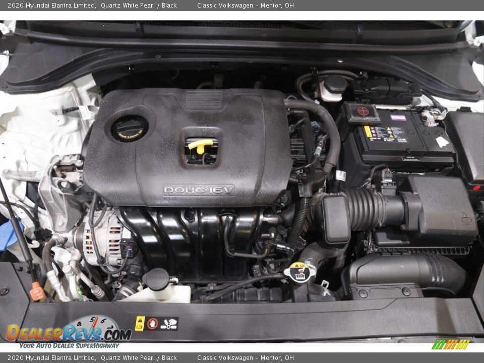 2020 Hyundai Elantra Limited Quartz White Pearl / Black Photo #18