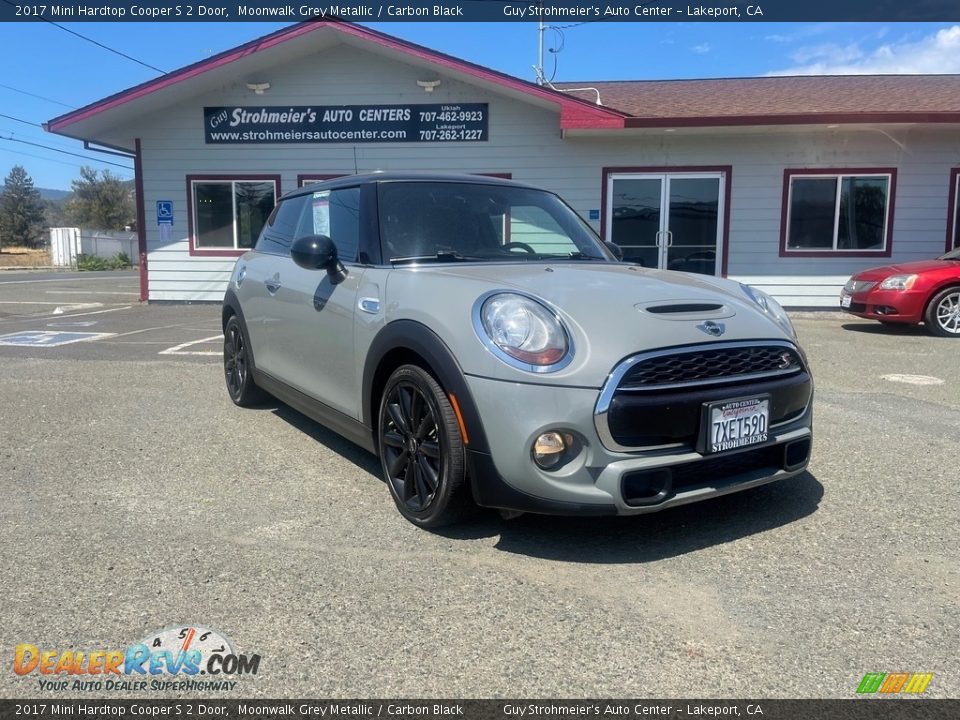 2017 Mini Hardtop Cooper S 2 Door Moonwalk Grey Metallic / Carbon Black Photo #1