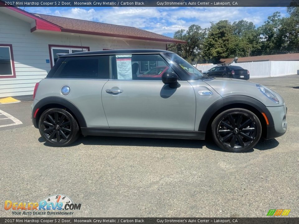 2017 Mini Hardtop Cooper S 2 Door Moonwalk Grey Metallic / Carbon Black Photo #2