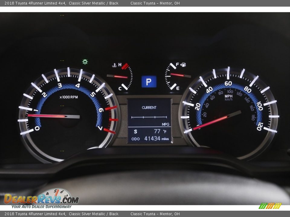 2018 Toyota 4Runner Limited 4x4 Classic Silver Metallic / Black Photo #8