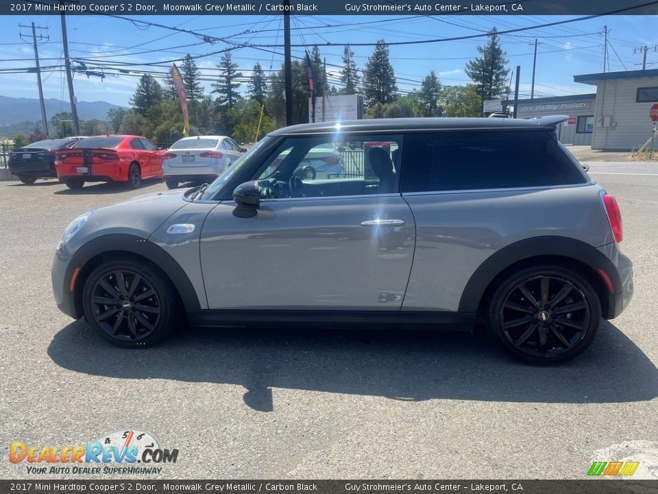 2017 Mini Hardtop Cooper S 2 Door Moonwalk Grey Metallic / Carbon Black Photo #3