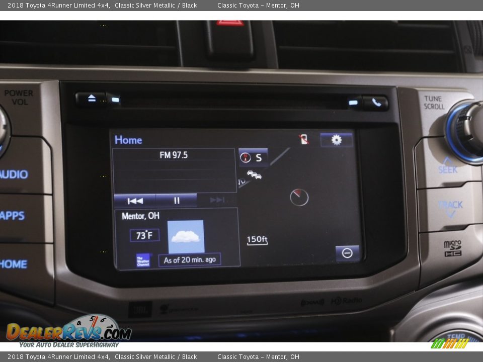 2018 Toyota 4Runner Limited 4x4 Classic Silver Metallic / Black Photo #10