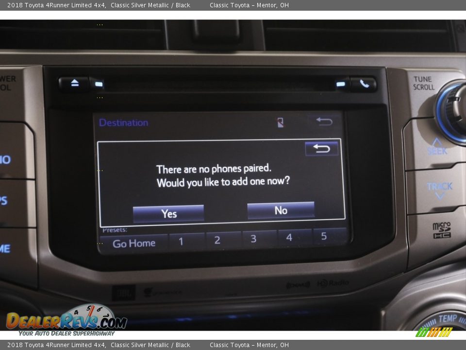 2018 Toyota 4Runner Limited 4x4 Classic Silver Metallic / Black Photo #12