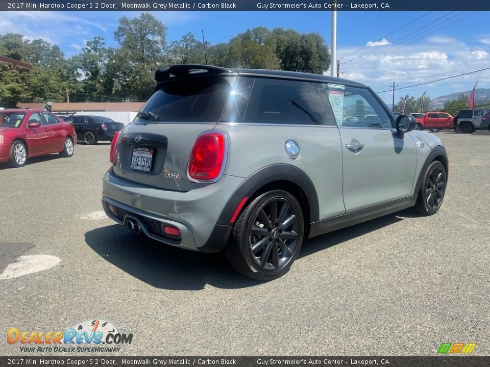 2017 Mini Hardtop Cooper S 2 Door Moonwalk Grey Metallic / Carbon Black Photo #6