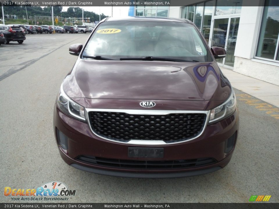 2017 Kia Sedona LX Venetian Red / Dark Graphite Photo #3